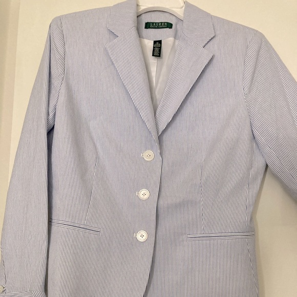 Lauren By Ralph Lauren Stripped Jacket - Picture 1 of 10